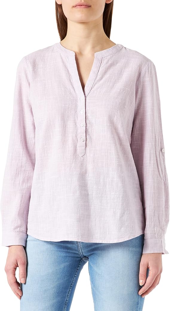 tom tailor 女士纹理亨利衬衫